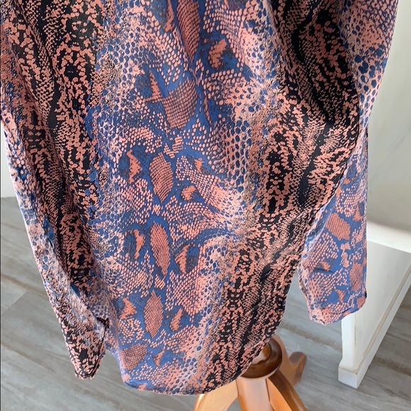 Boho Snake print kimono coverup - Picture 3 of 4